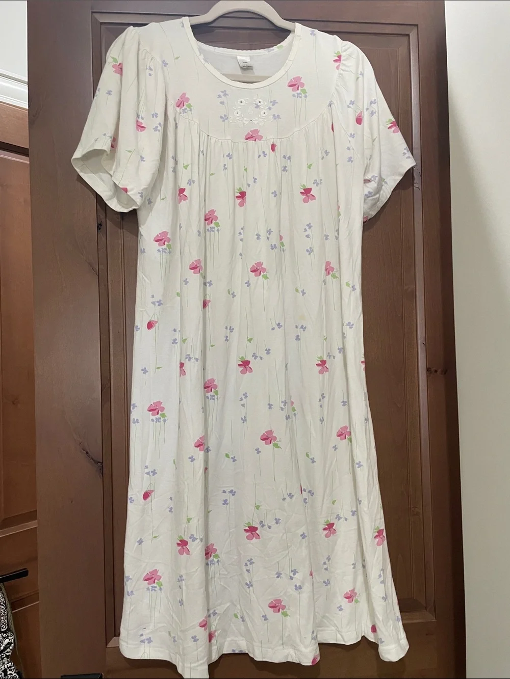 Calida White Cotton nightgown- Small - Picture 1 of 14